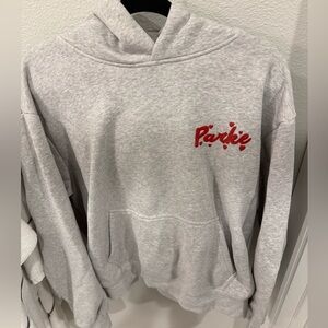 Parke Valentines Gray Women's Hoodie
